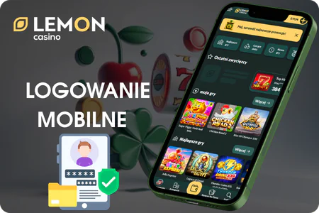 Logowanie Mobilne Lemon Casino Android iOS