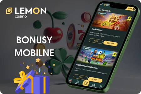Bonusy Mobilne Android iOS Lemon Casino